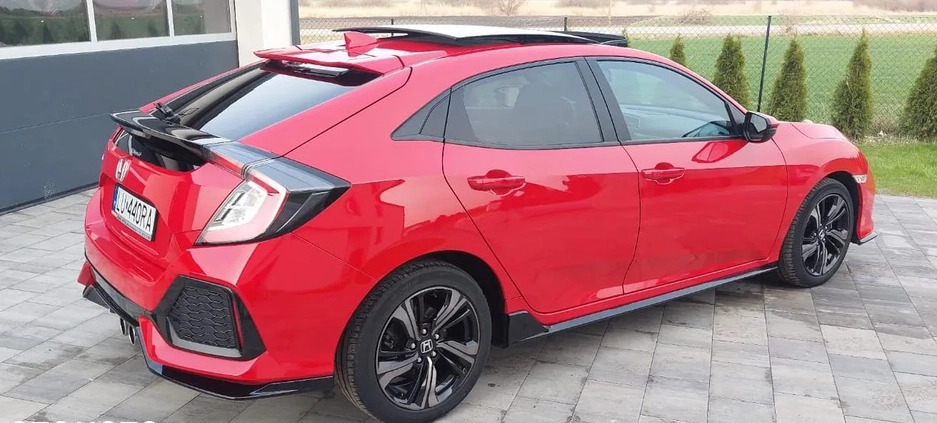 Honda Civic cena 77900 przebieg: 45000, rok produkcji 2018 z Lublin małe 379